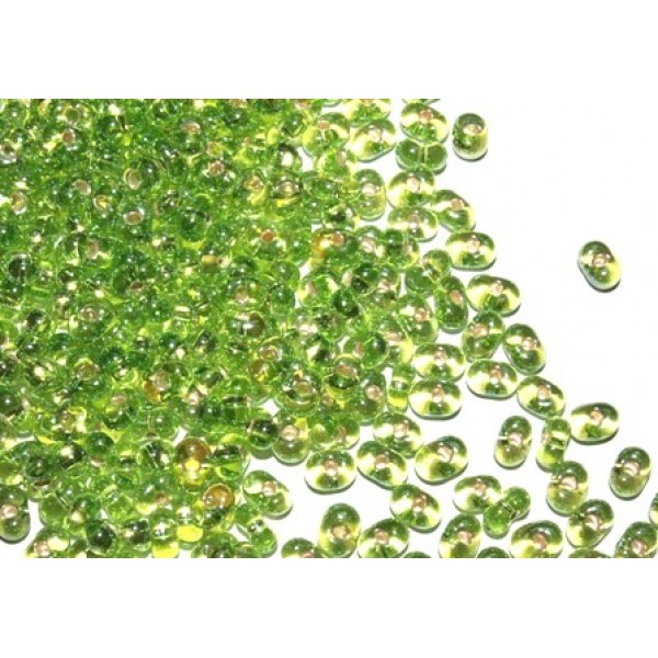 Preciosa Farfalle 3.2x6.5mm S/L Transparent Green 20g