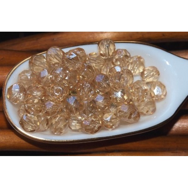 6mm Luster-Transparent Champagne (x10)