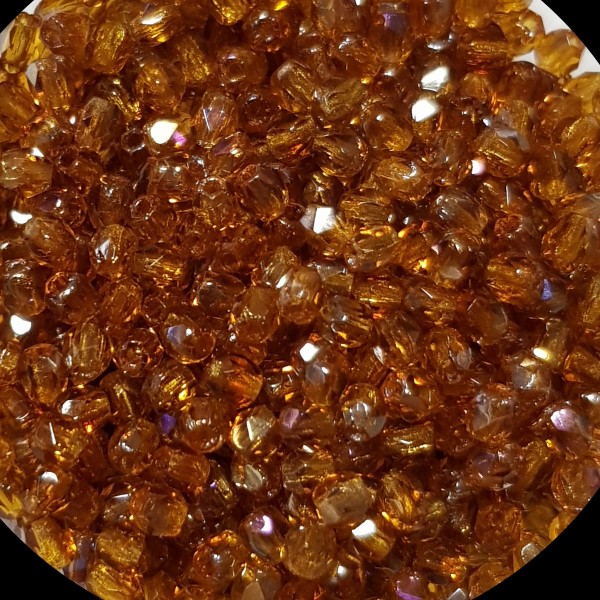 3mm Firepolished Twilight Topaz (x15)