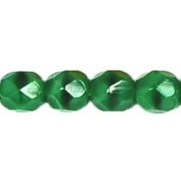 4mm Opaque-Green w/Black (x100)
