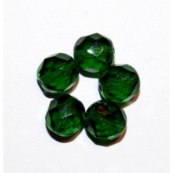 8mm Green Emerald (x10)