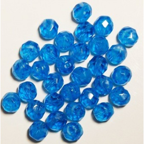 8mm Zils ar baltu (x10)