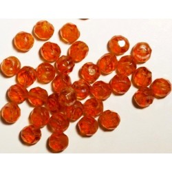 8mm Topaz ar baltu (x10)