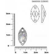3223 Navette Sew-on stone