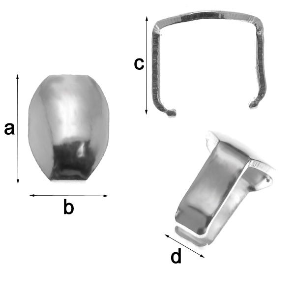 Sterling silver connector (x1)