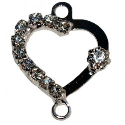 Sirdsveida savienojums ar kristāliņiem, sudraba (x1)