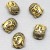 11mm Decorative spacer bead Buddha antique gold color (x1)