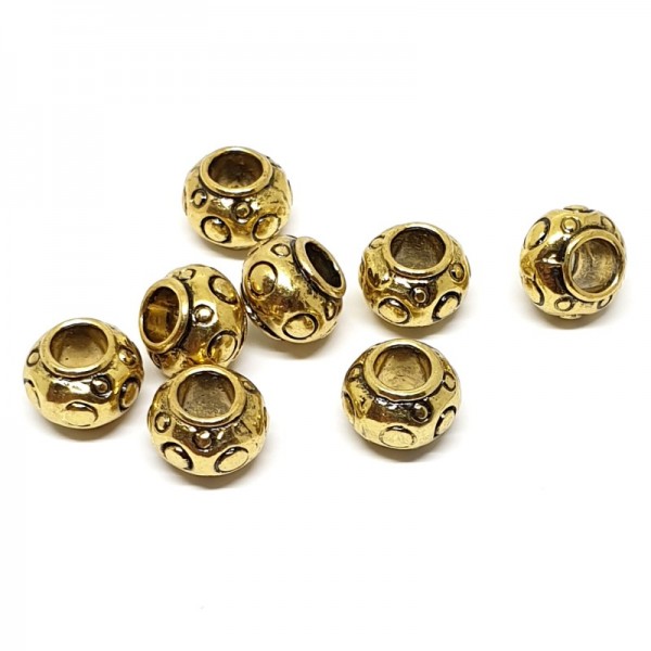 6x8mm Veczelta krāsas dekoratīva pērle (x1)