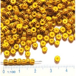 3x4mm Yellow bee, 25g
