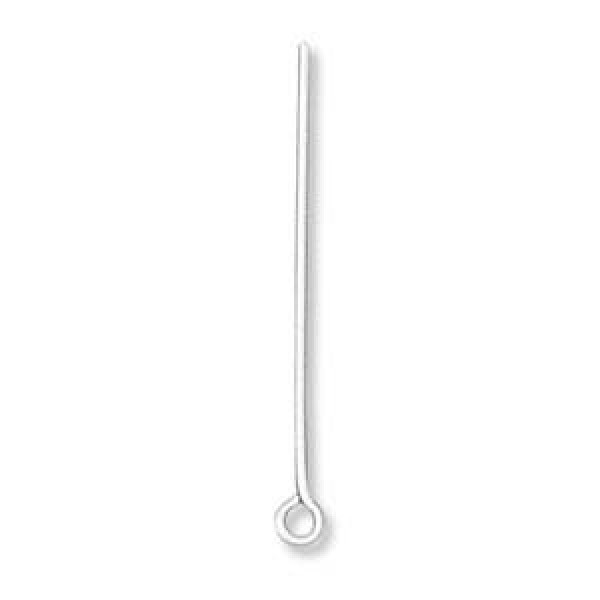 Silver Eye Pin, 2.5cm (x1)