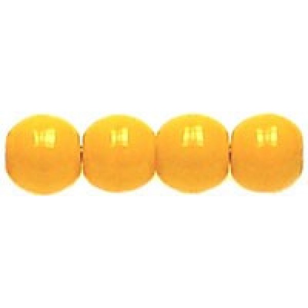 4mm  Opaque - Yellow (x20)