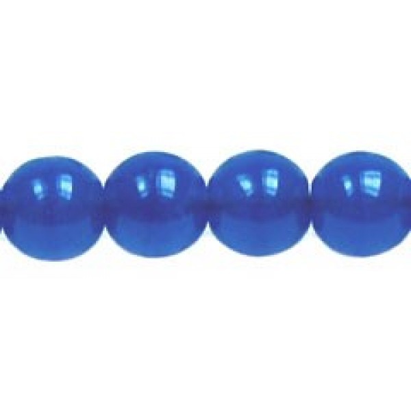 6mm Opaque Blue (x10)