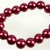 6mm Stikla pērle - bordo (x20)