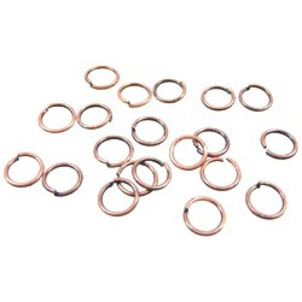 Atverams riņķis 6mm, vara (x1)