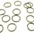 6mm Atverams riņķis, vecbronzas 10 gab
