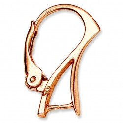 18K Rose Gold plated Sterling silver ear wire for SWAROVSKI ELEMENTS (x2)