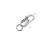 Sterling silver Lobster clasp with ring (x1)