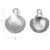 Shell Pendant - silver AG925 (x1)