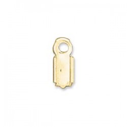 Skava aukliņām, zelta pārklājums (x4)