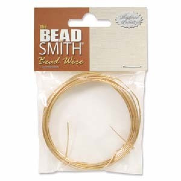 German Beadwire 20GA zelta (1m)