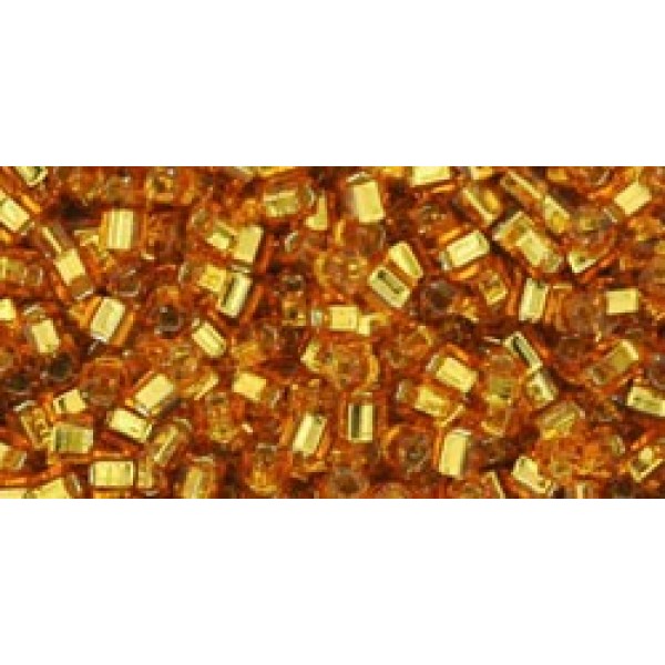 1.5mm TOHO Silver-Lined Topaz 10g