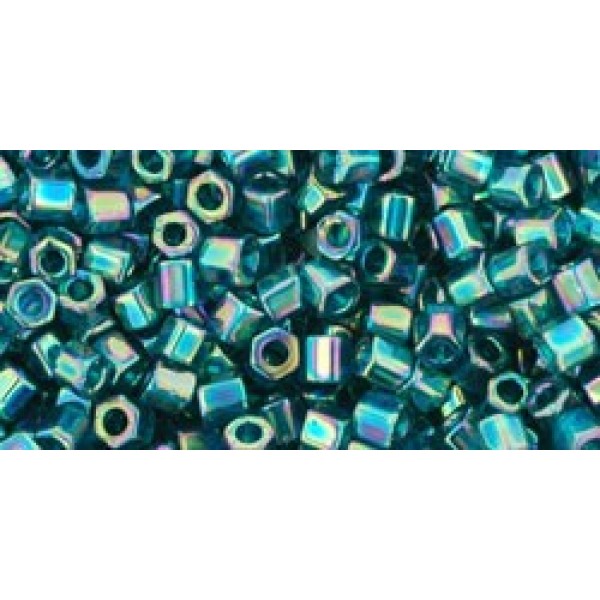 8/0 TOHO Trans-Rainbow Teal 10g
