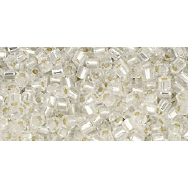 11/0 TOHO Silver-lined Crystal 10g